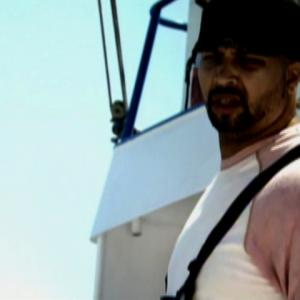 Makelaie as a fisherman on the Discovery Channel 