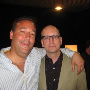 Ron with Director Stephen Soderbergh  Tribeca Film Festival 2009  Premiere of The Girlfriend Experience