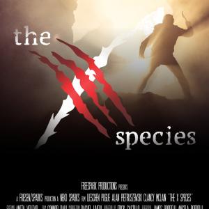 Natalie Sutcliffe Neko Sparks and Kevin Friesen in The X Species 2015