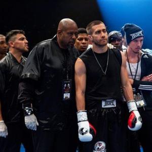 Still of Victor Ortiz Forest Whitaker Jake Gyllenhaal and Beau Knapp in Southpaw 2015