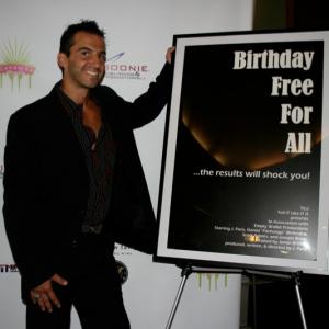 BIRTHDAY FREE FOR ALL premiere at the NYIIFVF film festival in Los Angeles, California. Produced/Written/Directed/ & Starring Jason Paris.