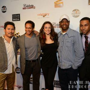 Dante Basco Shedrack Anderson Ashley Watkins Jeffery Taylor Damion Dean Im Coming Out movie release party The W Hotel Hollywood