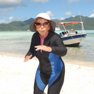Joanie Marx  Bora Bora Snorkel Shoot