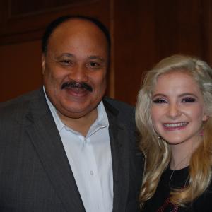 Keynote speakers, Martin Luther King III and Michelle Bergh, at We Day.