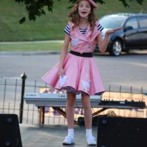 Performing Mama Im a Big Girl Now in 2010 at Lumberjack Days Stillwater MN