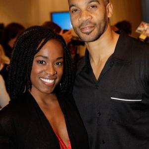 Bold and the Beautiful 6000th Episode Aaron D. Spears and Kristolyn Lloyd