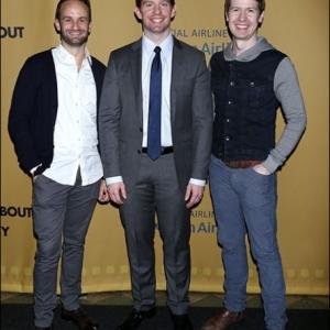 Nick Mills Rory OMalley and David Turner at the Roundabout Theatre Companys Gala reading of Merton in the Movies starring Jim Parsons