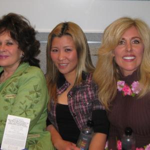 Cynthia Martin with late actress Karen Black (Easy Rider, Five Easy Pieces) and make up artists Judy Park at Beverly Hills Film Festival