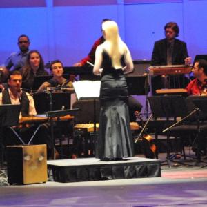 Emma Joleen Conducting Orchestra