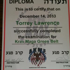 Krav Maga Green Belt Certification Dec 17th 2013