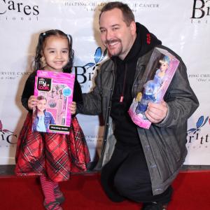 2012 Toy Drive Benefit at Infusion Lounge. With daughter Marley Schaefer.