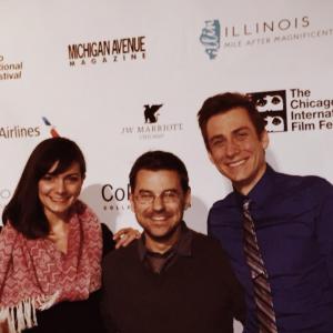 With This Afternoon director Stephen Cone and costar Stephen Cefalu at the Chicago International Film Festival 2014