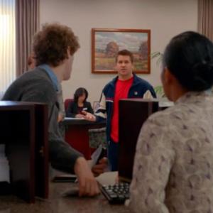 Still of Brent Alan Henry and Thomas Middleditch in HBOs Silicon Valley Season 1 episode 2 The Cap Table directed by Mike Judge