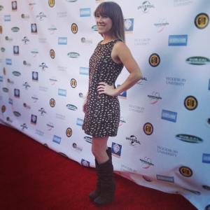 Erin Brown at the One on One screening at the Burbank International Film Festival