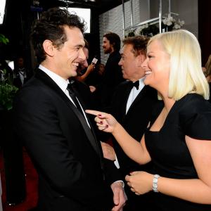 James Franco and Amy Poehler