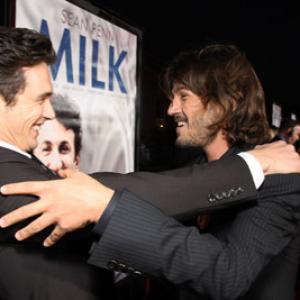 James Franco and Diego Luna at event of Milk 2008
