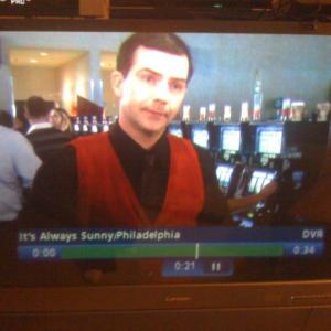 Picture of a screen shot from when I was a day player in my first NATIONALLY broadcast TV show with a speaking role