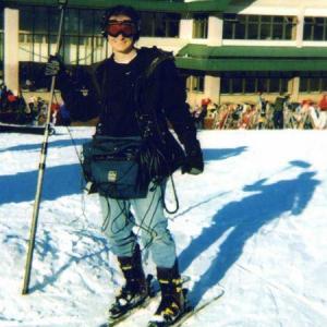 John D'Aquino on Location on Ski Windham
