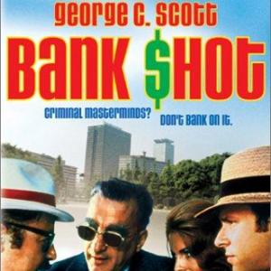 Joanna Cassidy and George C Scott in Bank Shot 1974