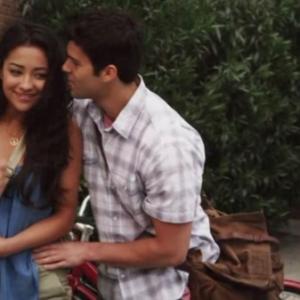 Still of Shay Mitchell and Steven Krueger in Pretty Little Liars