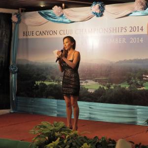 Making a speech at Blue Canyon Club Championship 2014 about what an Autogyro is, how it flies and how privileged I feel to have the chance to fly in the future.