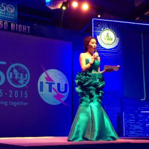 Host of the International Telegraph Union's 150th Anniversary Gala Dinner at Plaza Athenee, Bangkok.
