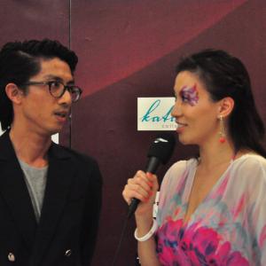 Able interviewing Fashion Editor of Harpers Bazaar Thailand K Coco