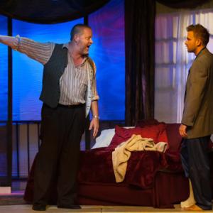 Anton Troy, John Lacy as Brick & Big Daddy in Cat On A Hot Tin Roof at the Repertory East Playhouse. (May 26, 2014)