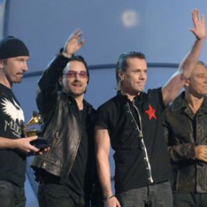 U2 at event of The 48th Annual Grammy Awards 2006