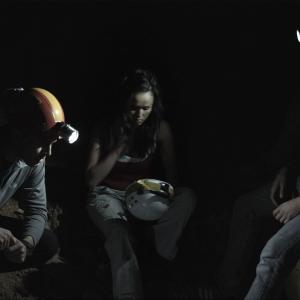 Still of Wolfgang J Weber Anna Enger and Kiowa Gordon in Into the Darkness