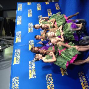 MDA Telethon Performance On the carpet with Paula Abdul and the other dancers in her number