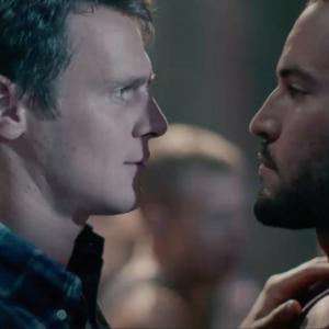 Jonathan Groff and Adrian Anchondo in Episode 201 of HBO's 