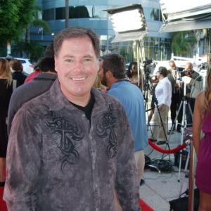On the red carpet at Hollyshorts.