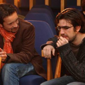 Javier Dampierre directing short film '7 Dias', with actor Pablo Centomo