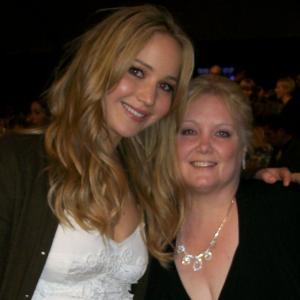 Shelley Waggener and Jennifer Lawrence at the 2011 Spirit Awards
