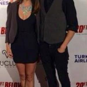 Micci Faires and Chase Austin at the Chinese Grauman Theatre for the 20 Feet Below The Darkness Descending premiere