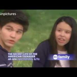 Chase Austin and Cierra Ramirez in The Secret Life of the American Teenager