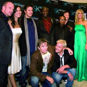 19 August 2009 Cast members of Distict 9 at the South Africa premiere held at the Rosebank Mall Johannesburg