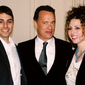 Paul Shaia, Tom Hanks, and Christina Grozik.