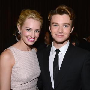 Chris Colfer and Beth Behrs