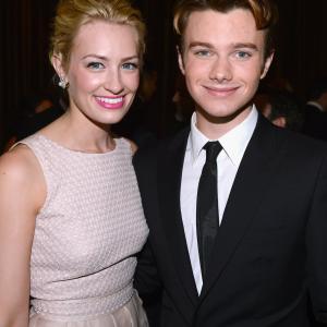 Chris Colfer and Beth Behrs