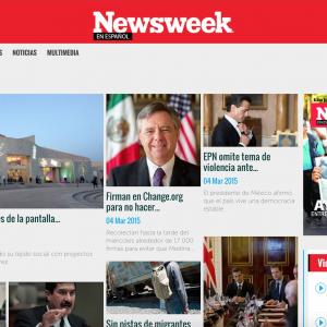 Isis Kiwens article Recuperan Jurez a travs de la pantalla Juarez recovered trough the big screen becomes a heading on Newsweek en Espaol