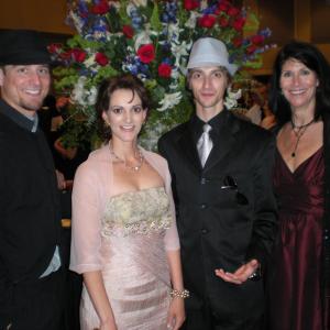 Luke Sexton Dodie Brown Kent Jude Bernard and Cindi Woods at the premiere of Flag of My Father April 16 2010