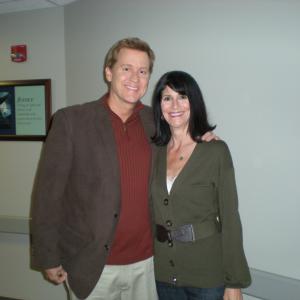 Patrick Kirton and Cindi Woods on the set of Flag of My Father November 14 2009