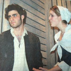 Kyle Colton John Proctor and Emily Sorenson Elizabeth Proctor in GPACs production of The Crucible