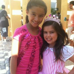 Working on Sophia Grace's Music VIdeo. To be premiered on the Ellen Show.