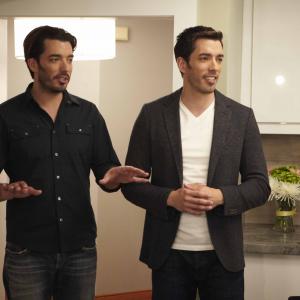 Drew Scott and Jonathan Silver Scott in Property Brothers: Liat & Zack (2012)