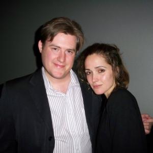 Kevan Peterson and Rose Byrne