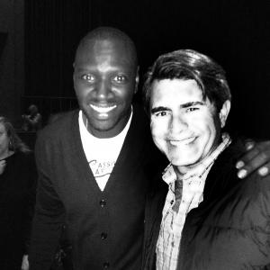 With Omar Sy at the Screening of the Intouchables on Hollywood Nov 26 2012
