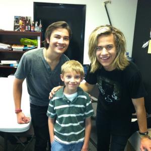 With Taylor Gray and Dillon Lane on Bucket & Skinner's Epic Advneture (Nickelodeon), 2011.
